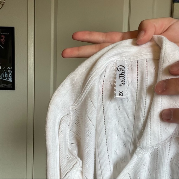 SOLD Pretties Venice Pointelle Top - Picture 5 of 8